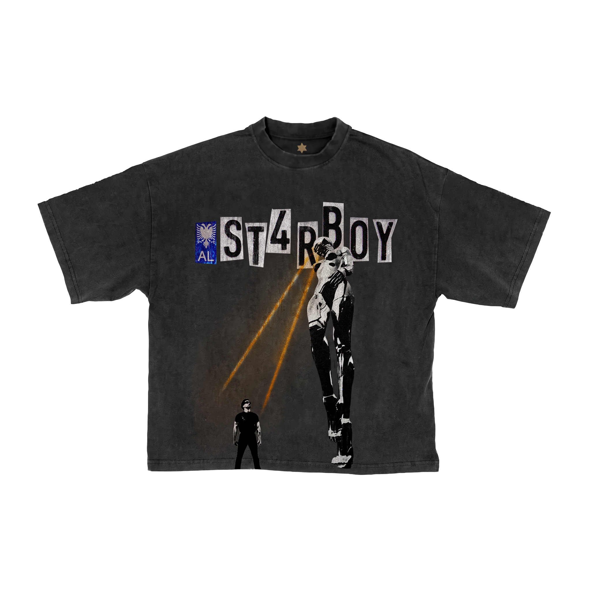 ST4RBOY heavyweight washed graphic tee